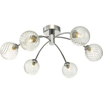 Dar Lighting IZZY IZZ0650-03 Lampe de plafond 6x40W/G9