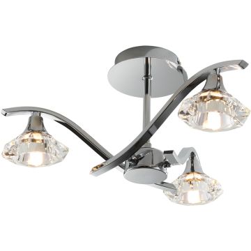 Endon LANGELLA LANGELLA-3CH Lampe de plafond 3x33W/G9 IP20