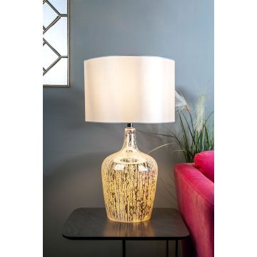 Dar Lighting LOLEK LOL4232 Lampe de table 1x60W+1x25W/B22