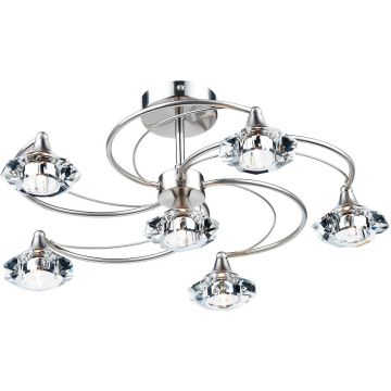 Dar Lighting LUTHER LUT0646 Lampe de plafond 6x40W/G9