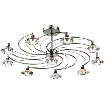 Dar Lighting LUTHER LUT2367 Lampe de plafond 10x40W/G9