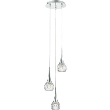 Dar Lighting LYALL LYA0350 Suspension lumineuse 3x40W/G9