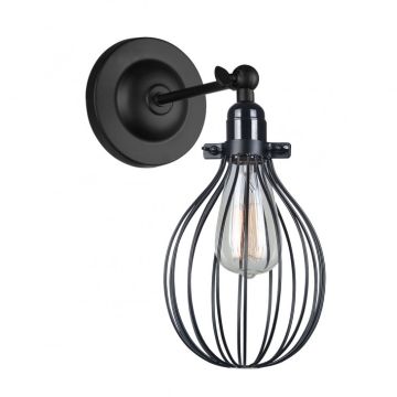 Italux LESTO MBM-2676/1 BK Applique murale 1x40W/E27