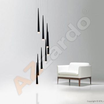 AZzardo STYLO AZ0161 Suspension lumineuse 8x40W/G9