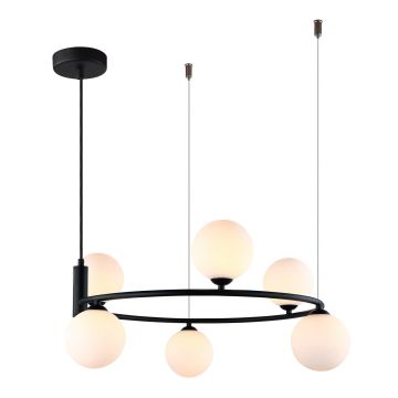 Italux AMILY MDM-3974/6 BK Suspension lumineuse 6x25W/G9 IP20
