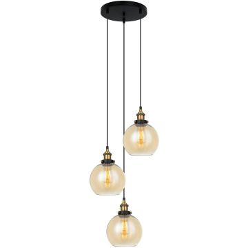 Italux CARDENA MDM-4330-3-GD+AMB Suspension lumineuse 3x40W/E27 IP20
