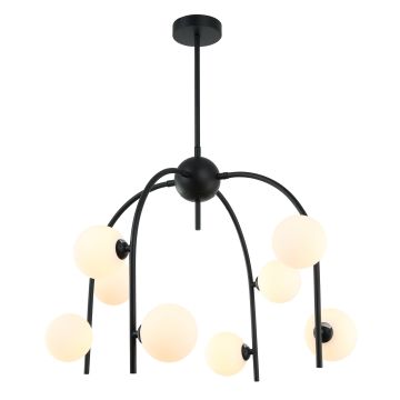Italux CELINE MDM-3800/8 BK+W Lustre 8x25W/G9 IP20