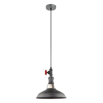 Italux GARIBALDO MDM-2781_1 GR_BK Suspension lumineuse 1x60W/E27 IP20