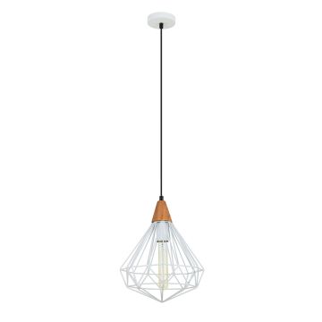 Italux MAELLE MDM-2591/1S WH Suspension lumineuse 1x60W/E27 IP20