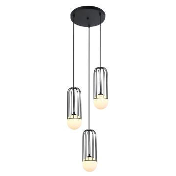Italux SIMON MDM-3938/3 BK Suspension lumineuse 1x25W/G9 IP20