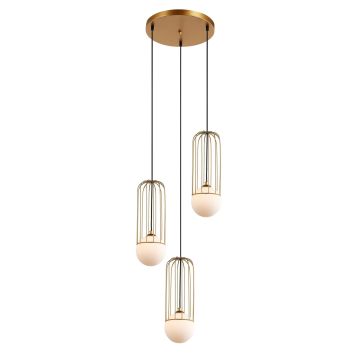 Italux SIMON MDM-3938/3 GD Suspension lumineuse 1x25W/G9 IP20