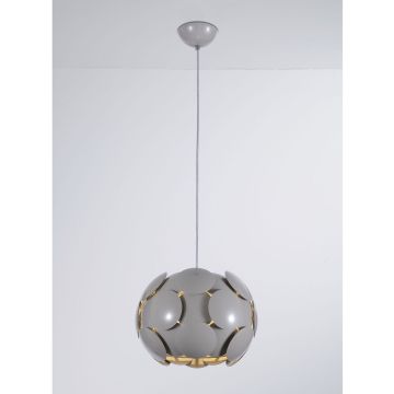 Italux SANTINA GREY P0317-01S-U1GM Suspension lumineuse 1x26W/E27