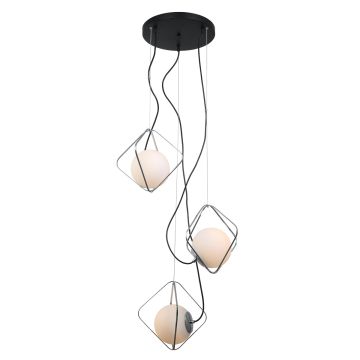 Italux CANTO PEN-5696-3-BKCR Suspension lumineuse 3x40W/E27