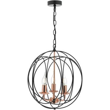 Dar Lighting PHOENIX PHO0322 Suspension lumineuse 3x40W/E14 IP20