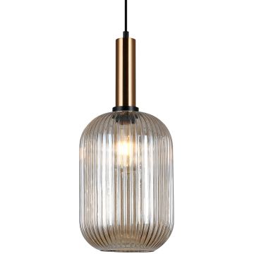 Italux ANTIOLA PND-5588-1L-BRO+AMB Suspension lumineuse 1x40W/E27 IP20