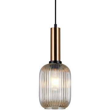 Italux ANTIOLA PND-5588-1M-BRO+AMB Suspension lumineuse 1x40W/E27 IP20