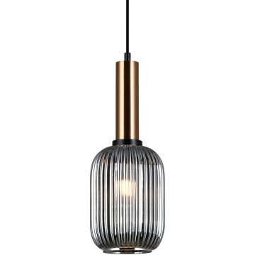 Italux ANTIOLA PND-5588-1M-BRO+SG Suspension lumineuse 1x40W/E27 IP20