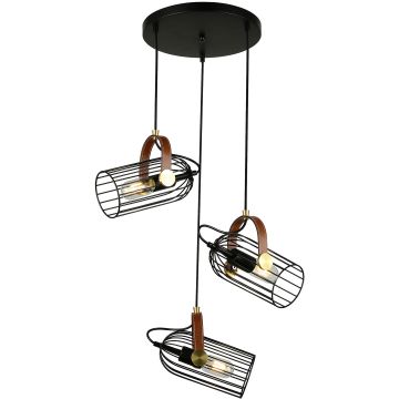 Italux ANTOIN PND-2445-3-BK Suspension lumineuse 3x40W/E27 IP20