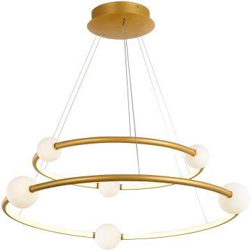 Italux LOZANNA PND-20112035-2A-GD Suspension lumineuse 6+2x86W/LED 3000K 4600LM IP20