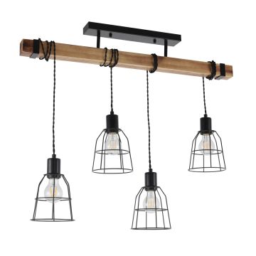 Italux PONTE PND-4290-4-L Suspension lumineuse 4x60W/E27