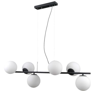 Italux RADDI PND-5510-6-BK Suspension lumineuse 6x5W/G9 IP20