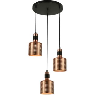 Italux RESTENZA PND-2439-3-COP Suspension lumineuse 3x40W/E27 IP20