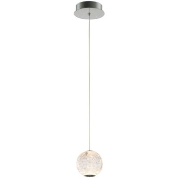 Italux ROSARIO PND-12220121-1A-CR Suspension lumineuse 1x4,2W/LED 3200K 280LM IP20