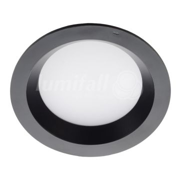Lumifall SANTOLED SANTOLED 175 CZARNA Spot encastré 1x15W/LED 1200LM IP44