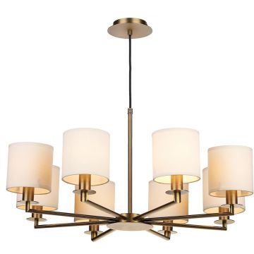 Dar Lighting TYLER TYL0863 Lustre 8x40W/E14