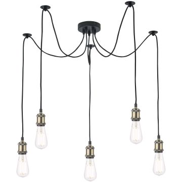 Dar Lighting WACO WAC0575 Suspension lumineuse 5x60W/E27