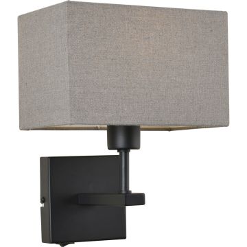 Italux NORTE WL-1122-1-A-BM-RC-GR Applique murale 1x60W/E27 IP20