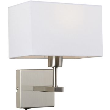Italux NORTE WL-1122-1-A-SN-RC-WH Applique murale 1x60W/E27 IP20