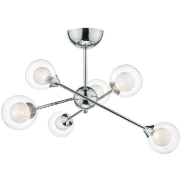 Dar Lighting ZEKE ZEK0650 Lampe de plafond 6x25W/G9