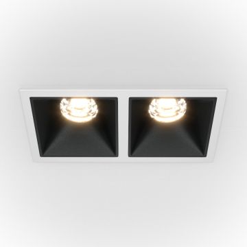 Maytoni ALFA LED DL043-02-10W4K-SQ-WB Spot encastré 2x20W/LED 4000K 1000LM IP20