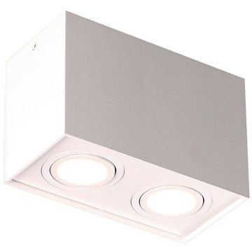 Maxlight BASIC SQUARE C0088 Spot en saillie 2x50w/gu10 ip20