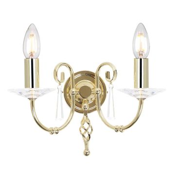 Elstead Lighting AEGEAN AG2-POL-BRASS Applique murale 2x60W/E14