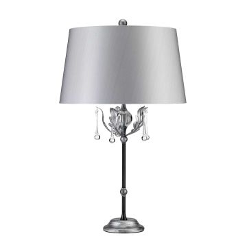 Elstead Lighting AMARILLI AML-TL-BLK-SIL Lampe de table 1x60W/E27