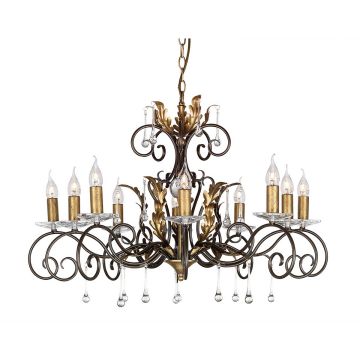 Elstead Lighting AMARILLI AML10-BRONZE Lustre 10x60W/E14