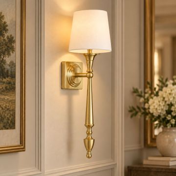 Cosmolight AUSTIN W01289BR-WH Applique murale 1x40W/E27 IP20