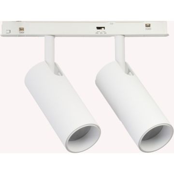 Azzardo ALFA NIKO Magnetic AZ6514 Projecteur sur rail 2x14W/LED 3000 / 4000 / 6000k IP20