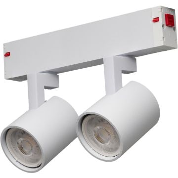 Azzardo BETA GARY Magnetic AZ6691 Projecteur sur rail 2x14W/GU10 IP20