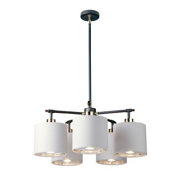 Elstead Lighting Balance BALANCE5-BKPN Lustre 5x60W/E27