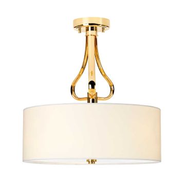Elstead Lighting FALMOUTH BATH-FALMOUTH-SF-FG Lampe de plafond 3x3,5W/G9 320LM IP44