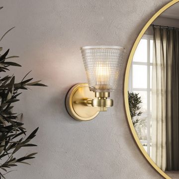 Elstead Lighting Gunnislake BATH-GUNNIS1-BB Applique murale 1x3.5W/G9 IP44