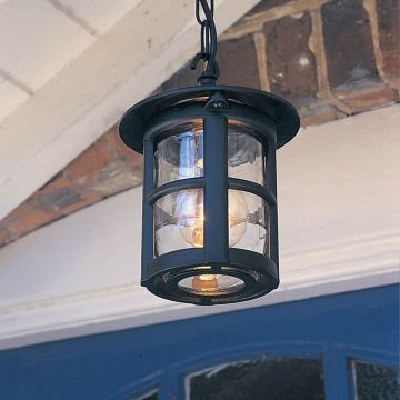Elstead Lighting HEREFORD BL21B-BLACK Suspension lumineuse 1x60W/E27 IP43