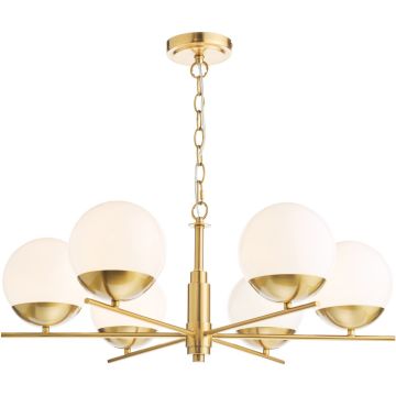 Dar Lighting Bombazine BOM0635 Lustre 6x40w/e14