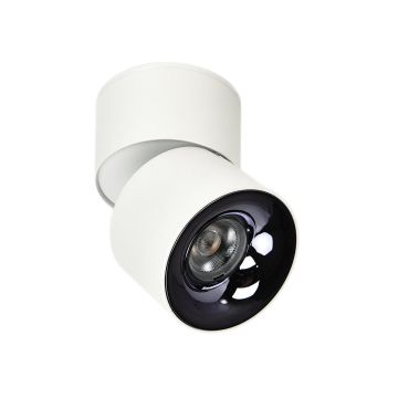 Light Prestige Brema LP-2626/1RM WH movable Spot en saillie 1x10W/LED 3000K|4000K|6000K 873lm IP20