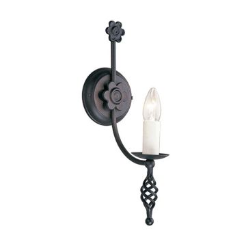 Elstead Lighting BELFRY BY1-BLACK Applique murale 1x60W/E14