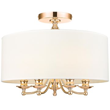 Cosmolight ABU DHABI C05442AU-WH Lampe de plafond 5x40W/E14
