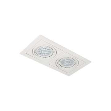 AZzardo VERDI 2 AZ3528 Spot encastré 2x35W/GU10/ES111 IP20